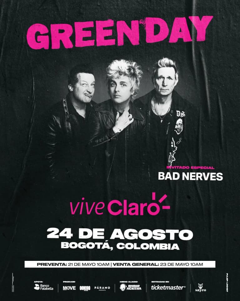 GREEN DAY EN BOGOTÁ